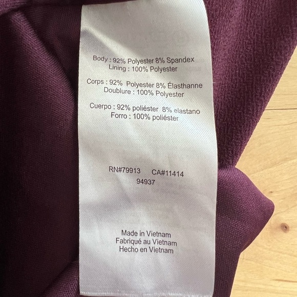 Motherhood Maternity Ruffled line detail long sleeve midi dress size large - Picture 10 of 12